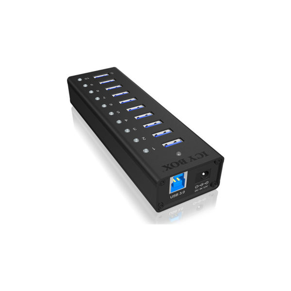 RaidSonic Icy Box 10-Port USB 3.0 Hub