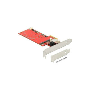 DeLock PCIe x4 2x εσωτερικές M.2 + 2x SATA 6 Gb/s με RAID
